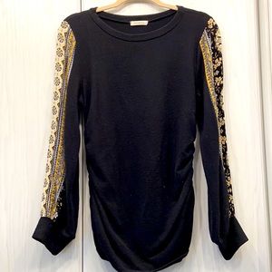 By Promesa, Side Ruched Bubble Sleeve top